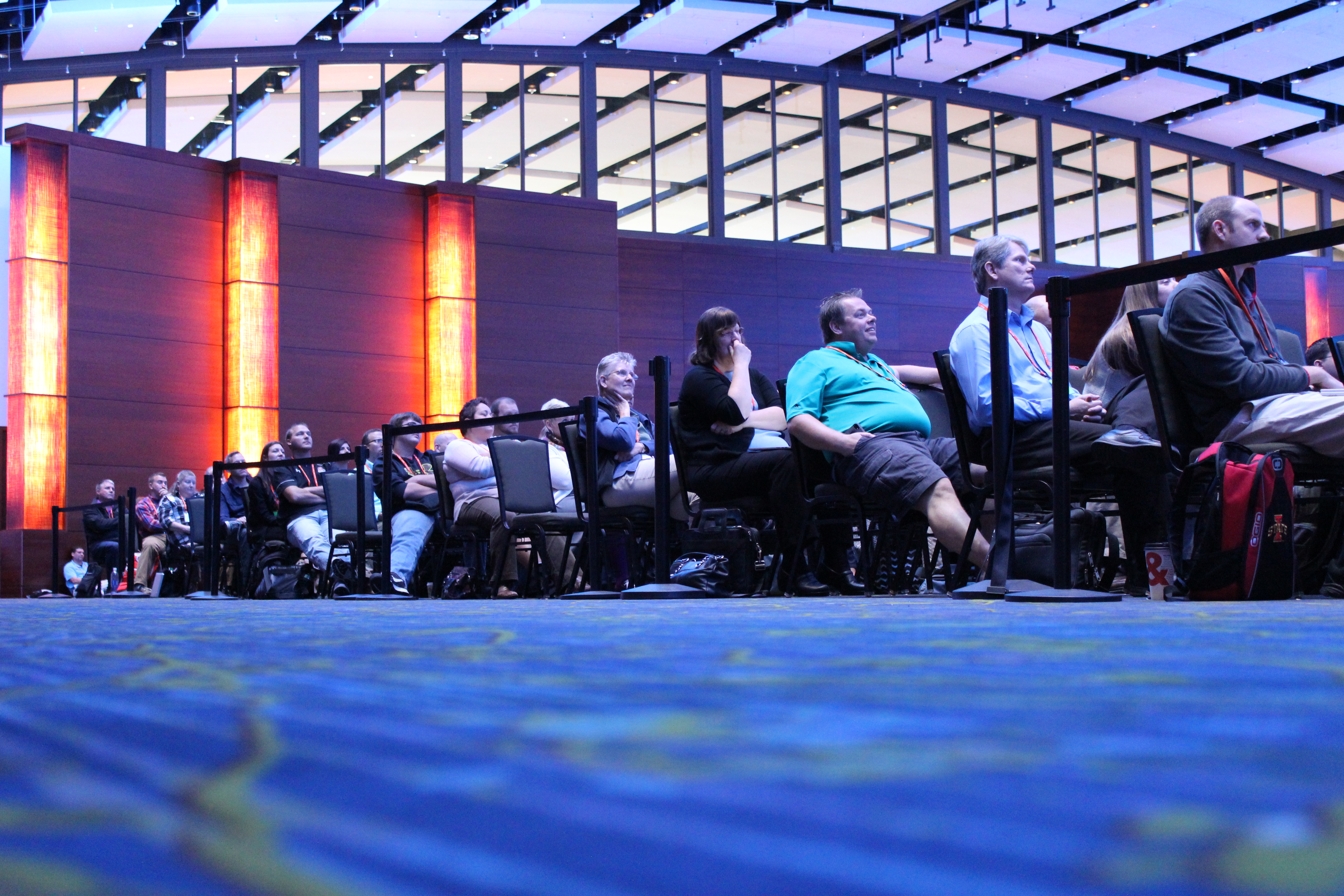 People sitting in auditorium